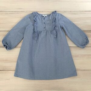Elizabeth Cate Light Blue Jean Dress Girls size 6